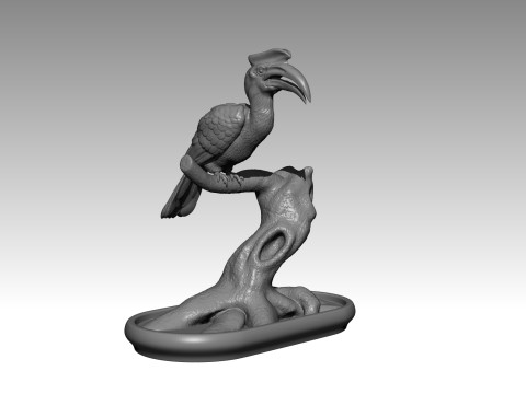 Hornbill 3D Print Model