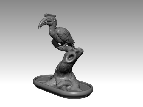 Hornbill 3D Print Model
