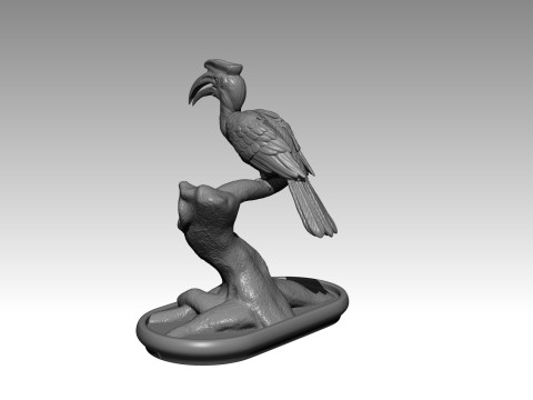Hornbill 3D Print Model