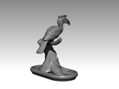Hornbill 3D Print Model