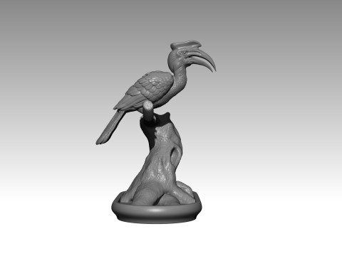 Hornbill 3D Print Model