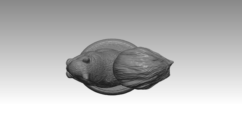 SQUIRREL MODEL 3D PRINT 2 Model Cetak 3D .c4d .max .obj .3ds .fbx .stl .blend 