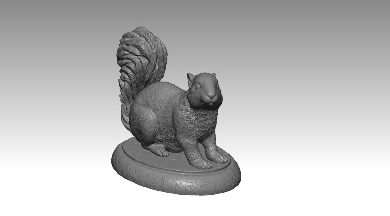SQUIRREL MODEL 3D PRINT 3 Modello di stampa 3D .c4d .max .obj .3ds .fbx .stl .blend