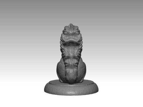 SQUIRREL MODEL 3D PRINT 3 Modello di stampa 3D