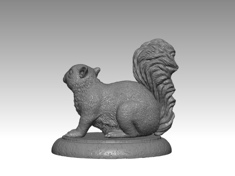 SQUIRREL MODEL 3D PRINT 3 Modello di stampa 3D
