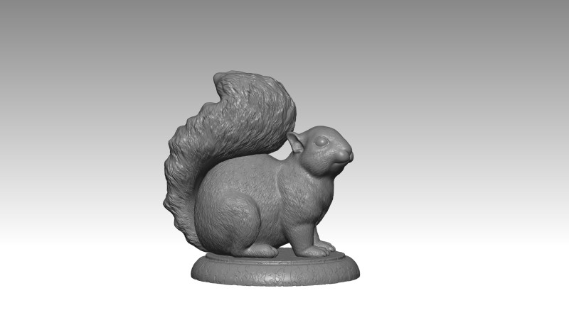 SQUIRREL MODEL 4 3D 打印模型 .c4d .max .obj .3ds .fbx .stl .blend