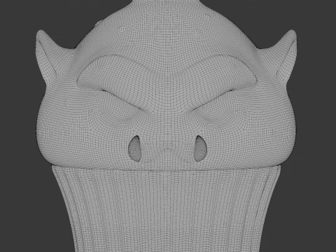 Weird Orc Muffin cupcake 3D Print Model