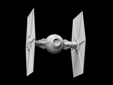 Star wars tie fighter 3D 모델