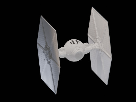 Star wars tie fighter 3D 모델