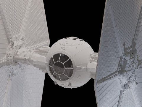 Star wars tie fighter 3D 모델