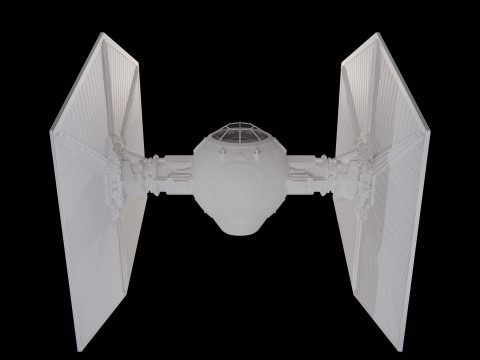 Star wars tie fighter 3D 모델