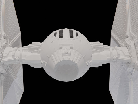 Star wars tie fighter 3D 모델