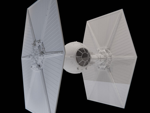 Star wars tie fighter 3D 모델