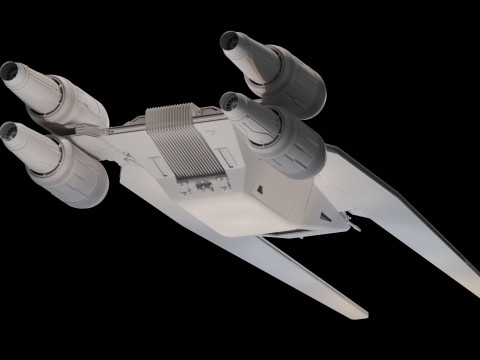 Star wars U-WING 3D Model