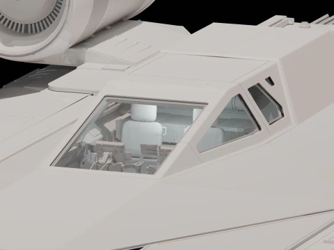 Star wars U-WING 3D Model