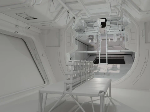 Star wars U-WING 3D Model