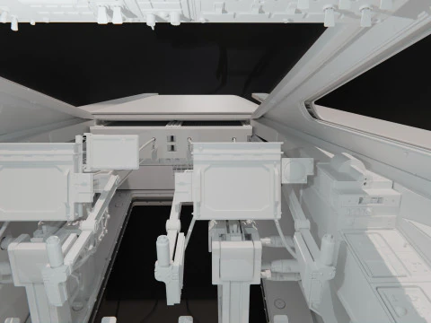 Star wars U-WING 3D Model