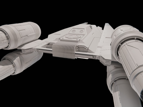 Star wars U-WING 3D Model