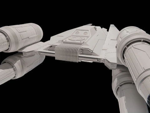 Star wars U-WING 3D Model