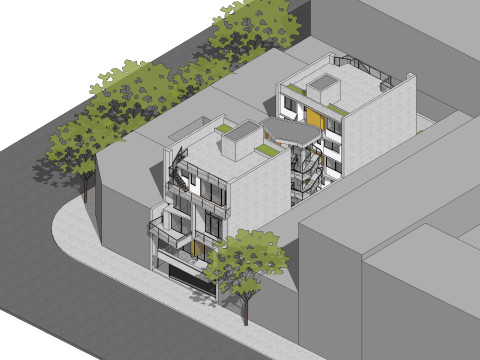 Loyola 963 by MOCA Architects Sketchup 3D 3D Model
