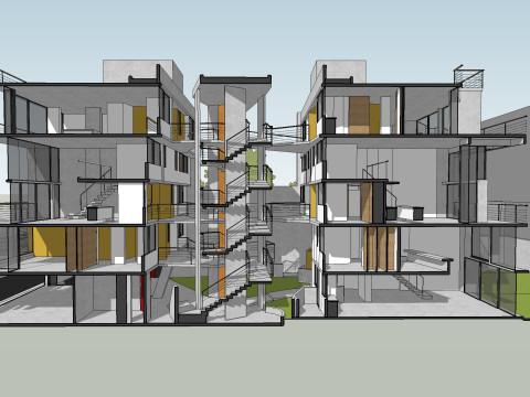 Loyola 963 by MOCA Architects Sketchup 3D 3D Modell