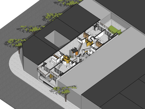 Loyola 963 by MOCA Architects Sketchup 3D 3D Modell