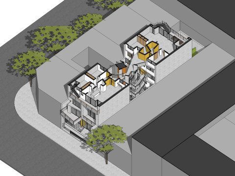 Loyola 963 by MOCA Architects Sketchup 3D 3D Modell