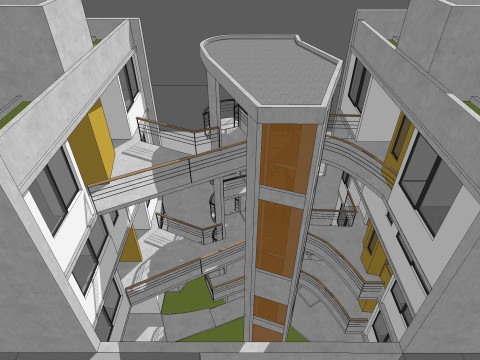 Loyola 963 by MOCA Architects Sketchup 3D 3D Modell