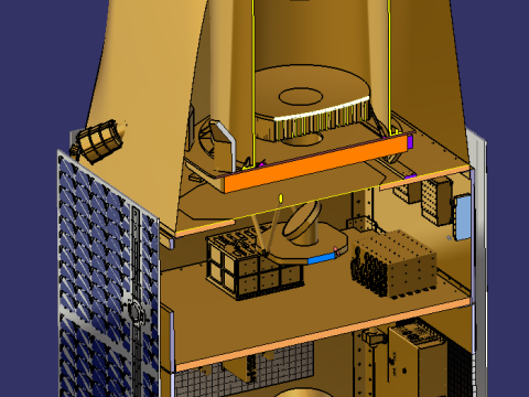 Earth observation satellite Modelo 3D