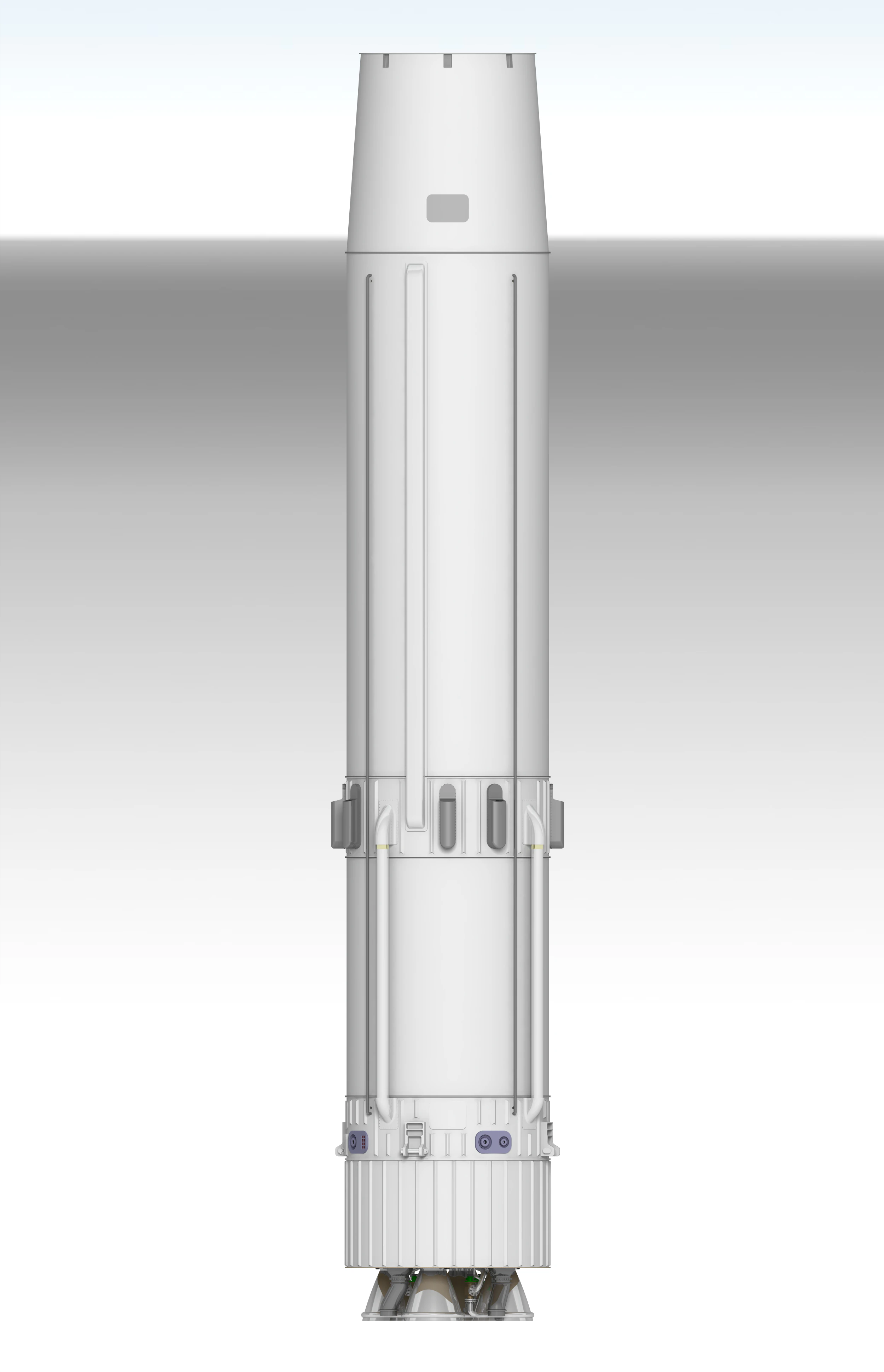 Korea Space Launch Vehicle-2 3D Model .c4d .max .obj .3ds .fbx .stl .blend 