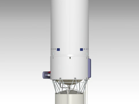 Korea Space Launch Vehicle-2 3D Model