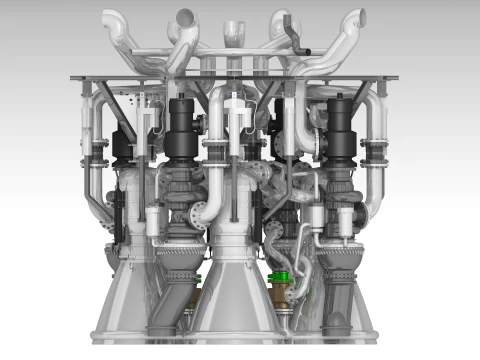 Korea Space Launch Vehicle-2 3D Model