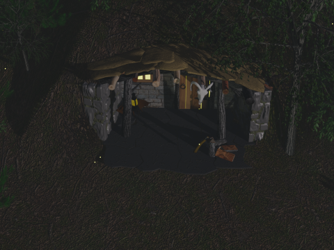 Huntersdugout 3Dモデル