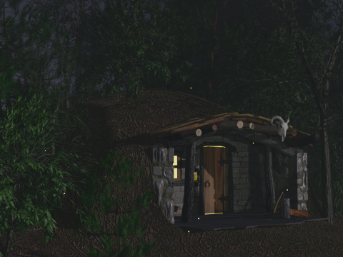 Huntersdugout 3Dモデル