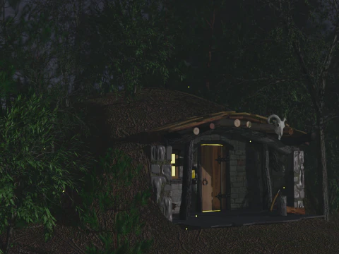Huntersdugout 3D Model