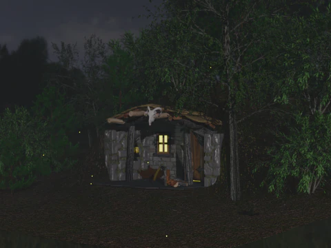 Huntersdugout 3D Model