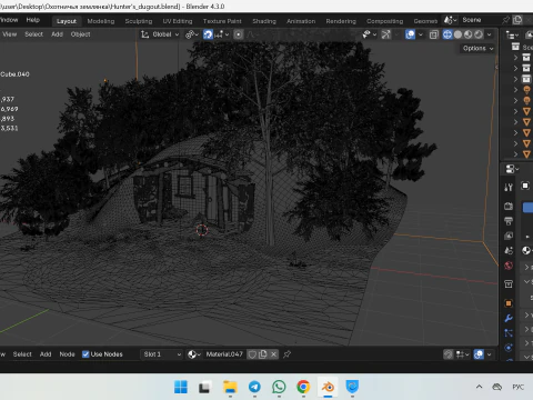 Huntersdugout 3D Model