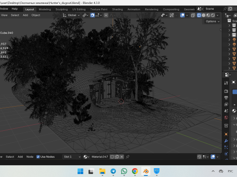 Huntersdugout 3Dモデル