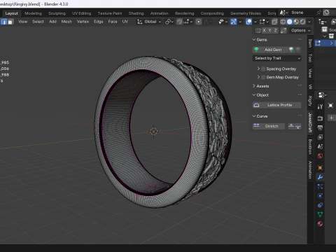 Ringivy 3D Print Model