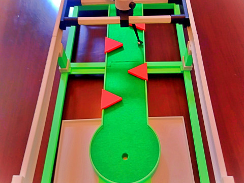 Tabletop minigolf 3Dプリントモデル