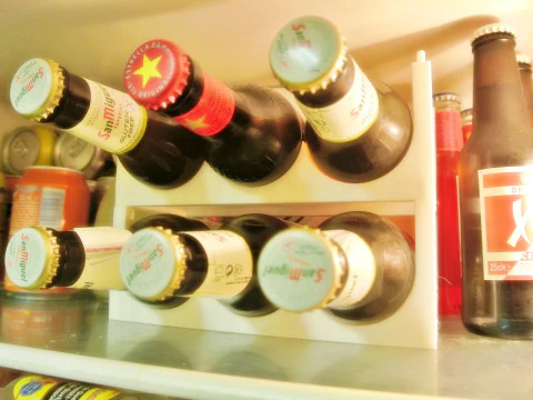 33cl beer refrigerator bottle rack 3D Print Model