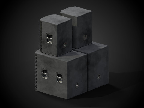 Big Speakers Model 3D