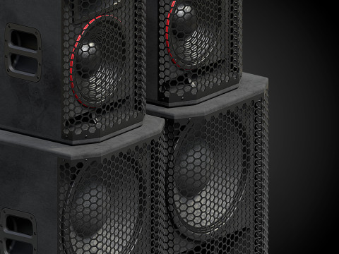 Big Speakers Model 3D
