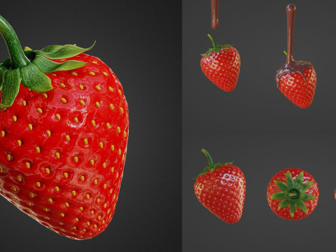 Strawberry 3D Model