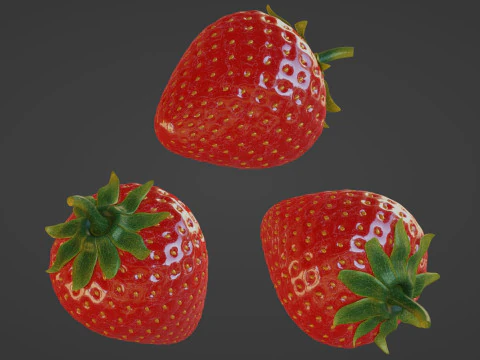 Strawberry 3D Model
