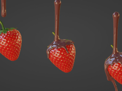 Strawberry 3D Model