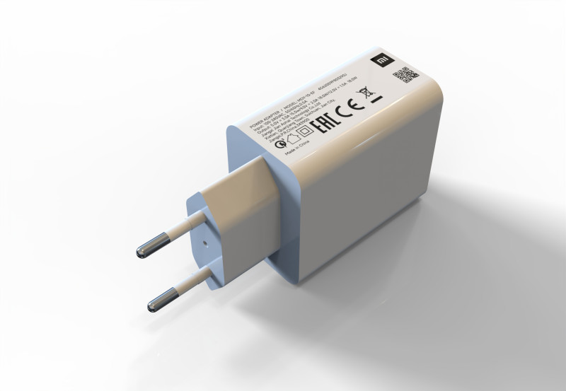 Xiaomi Charger 3D 모델 .c4d .max .obj .3ds .fbx .stl .blend 