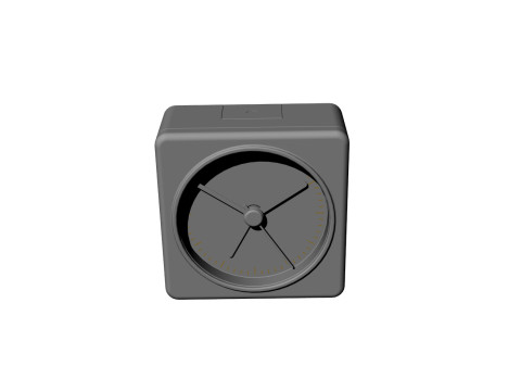 Alarm Clock Braun-Off white 3D-Modell