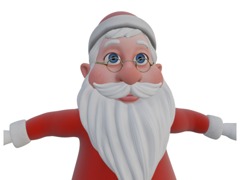 Santa Claus 3D Model