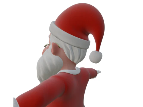 Santa Claus 3D Model